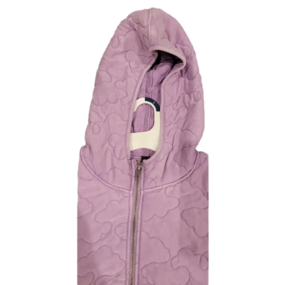 Size Large | Purple Wild Fable Quilted Unisex Jacket w/ zip-up pockets & hood - Picture 4 of 6